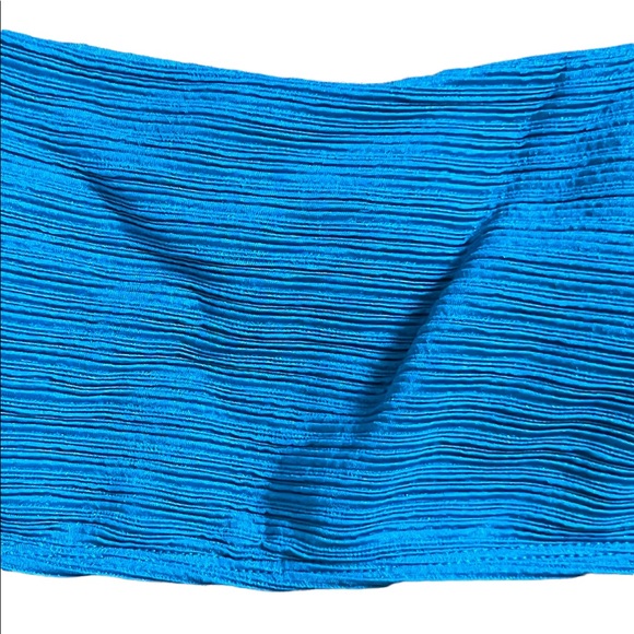 NEW WITH TAGS Tine and TRU Womens solid Variegated Rib Bikini Top Large L 12-14 - Picture 2 of 15